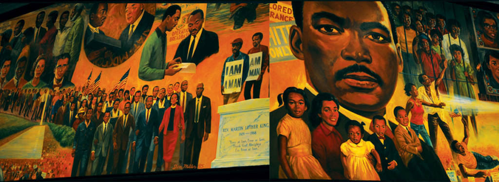 Mural in Central MLK Library