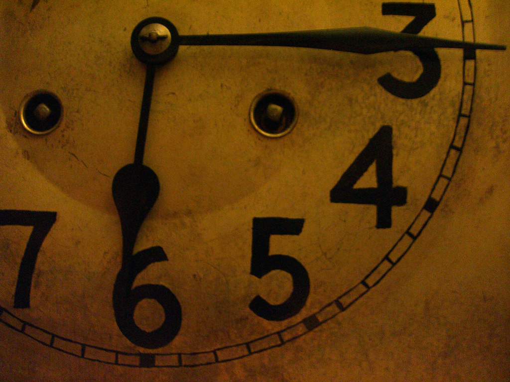 Close up of a clock