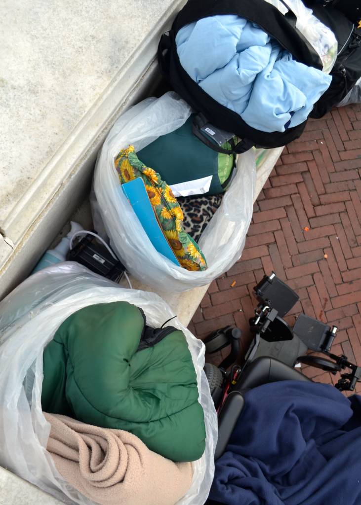 a photo of blankets and sleeping bags