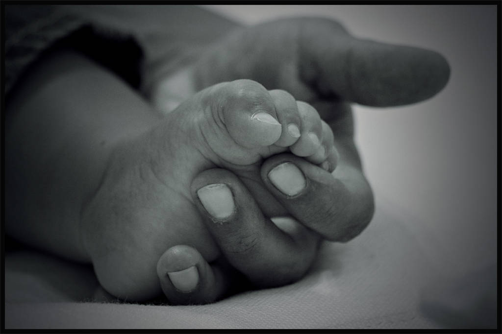 Photograph of a baby's foot