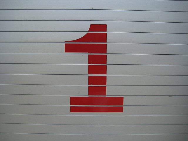 The number "1"