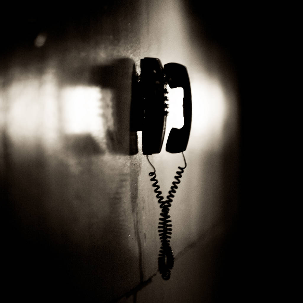 A photo of a telephone