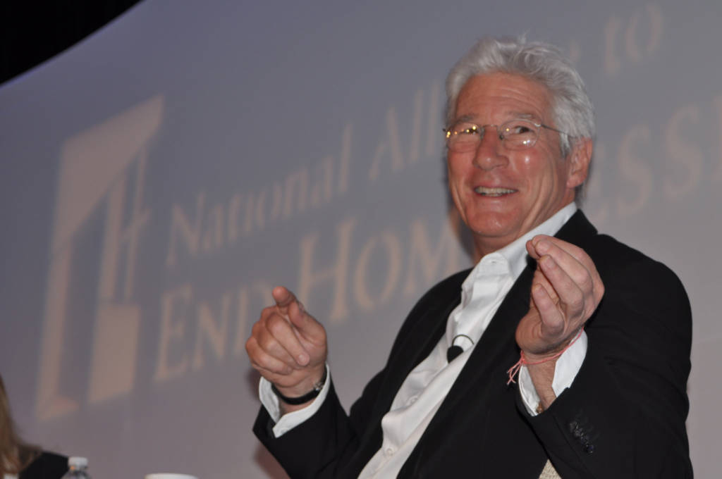 Photo of Richard Gere at the 2015 National Alliance to End Homelessness Conference in Washington DC.