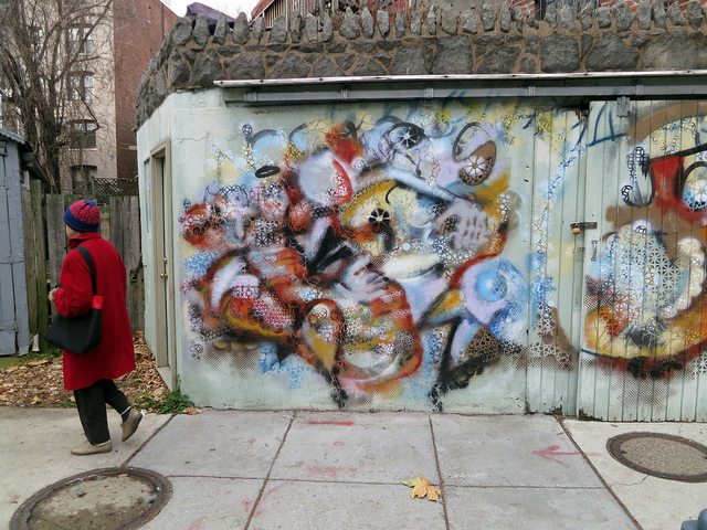 Photo of graffiti in Columbia Heights, DC.