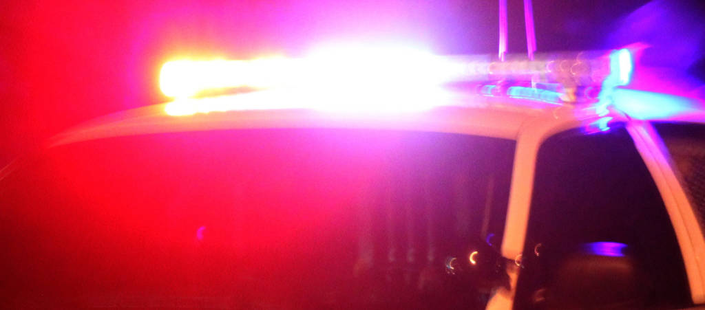 Image of police car lights