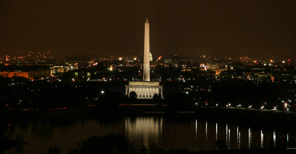 A photo of the Washington Monument in Washington D.C.