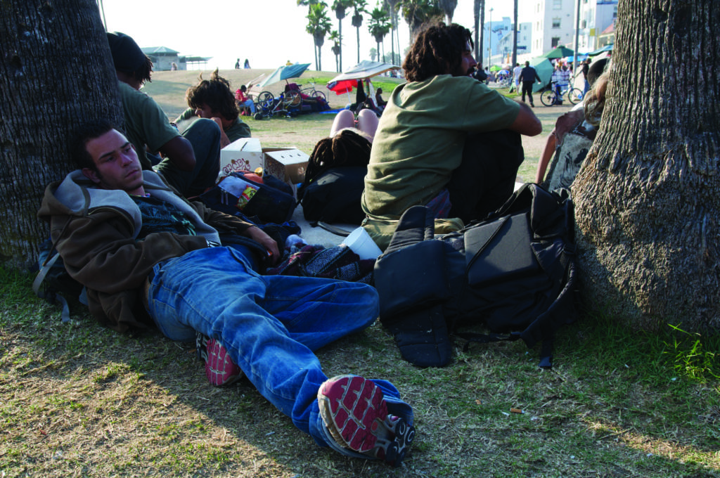 Homeless teens and young adults in Los Angeles