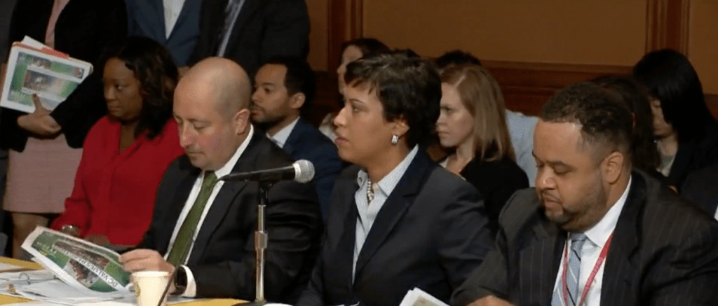 D.C. Mayor Muriel Bowser presents her fiscal year 2018 budget to the D.C. Council.