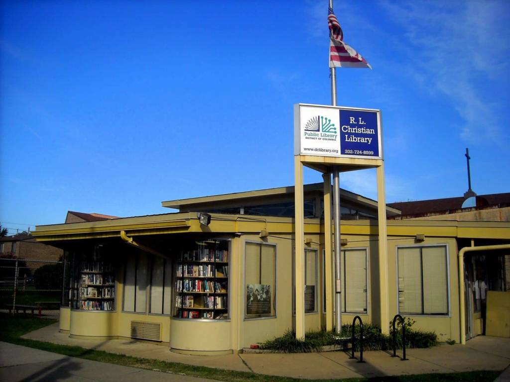 The R.L. Christian Community Library at 1300 H St. NE in 2008.