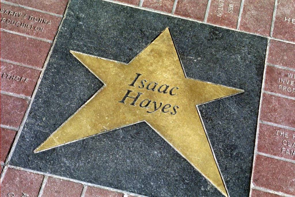 The Walk of Fame of the Orpheum in Memphis, Tennessee.