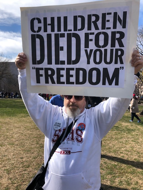 A poster from the March for Our Lives