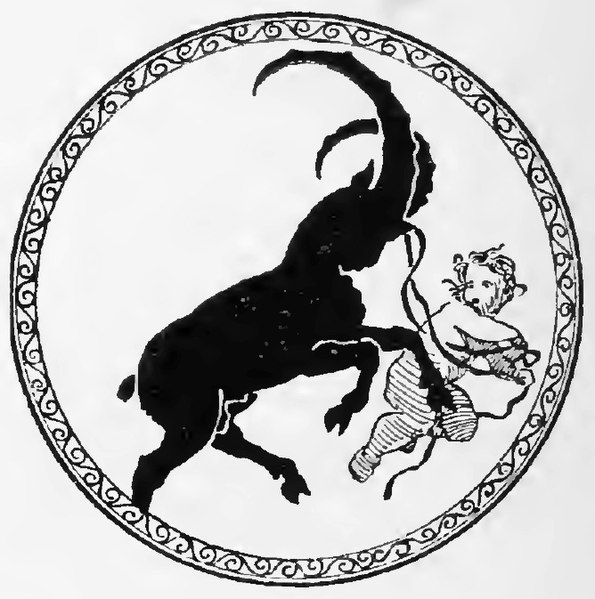 illustration of Capricorn symbol