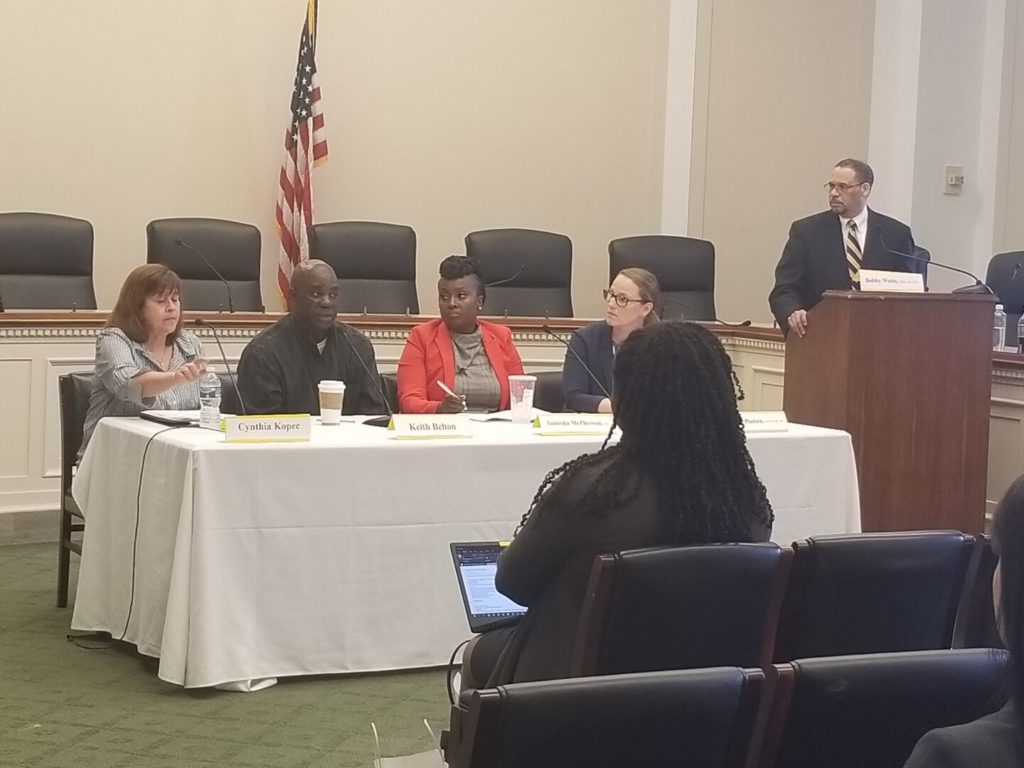 Photo of a panel hosted by the National Health Care for the Homeless Council