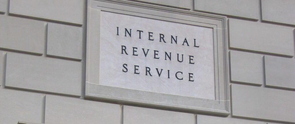 Photo of the IRS office in D.C.