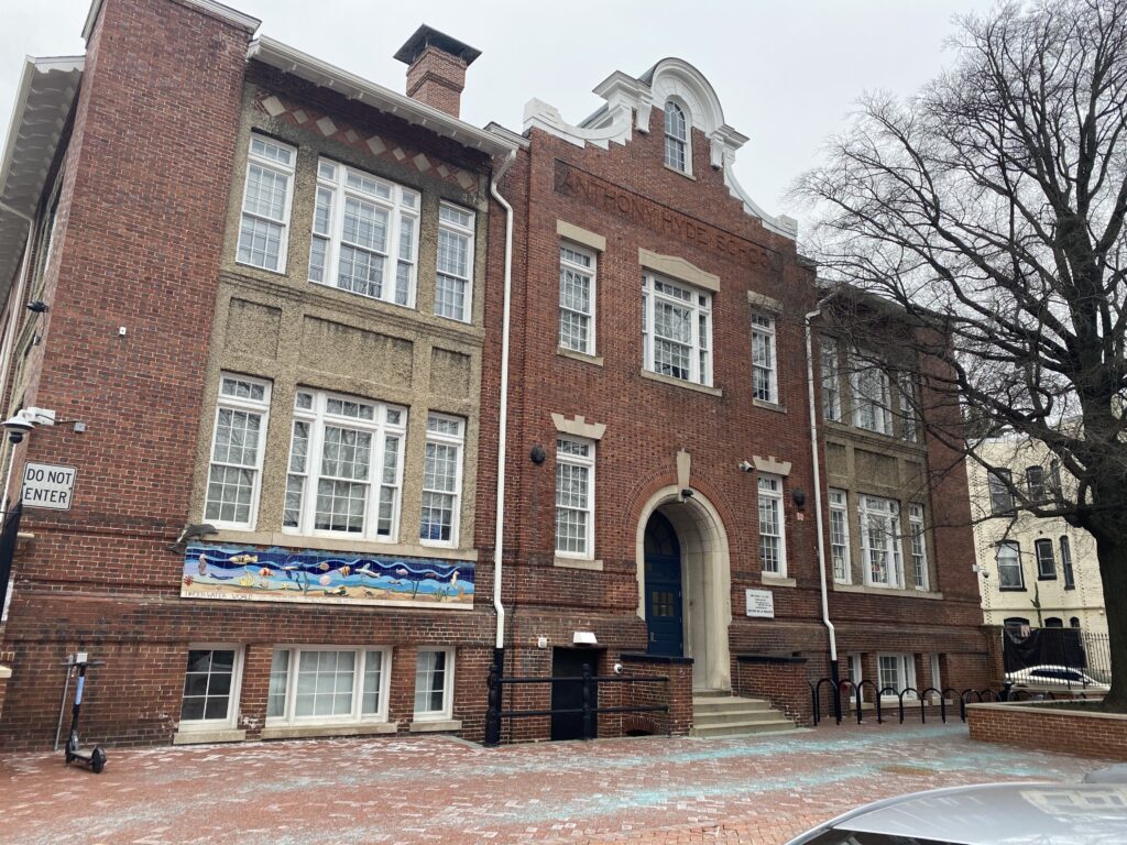 Red brick school building