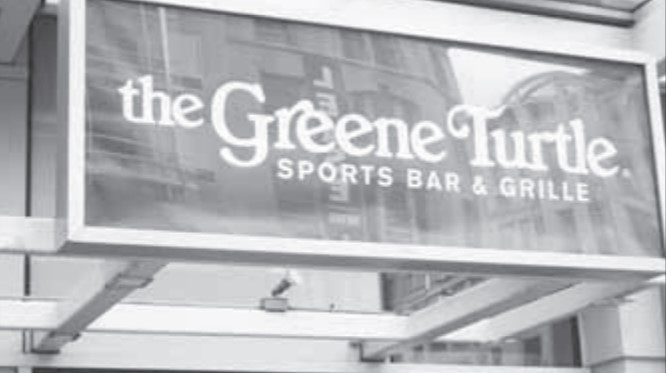 An image of the Greene Turtle entryway.