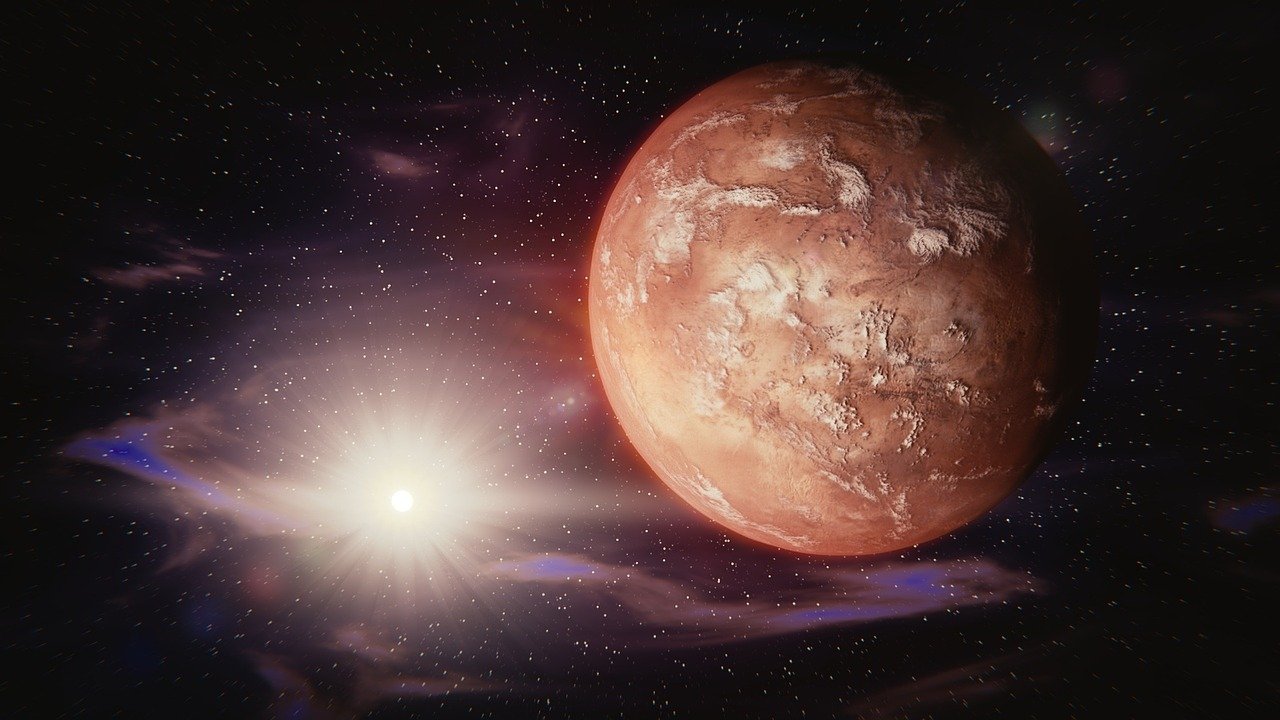 Illustration of the planet Mars