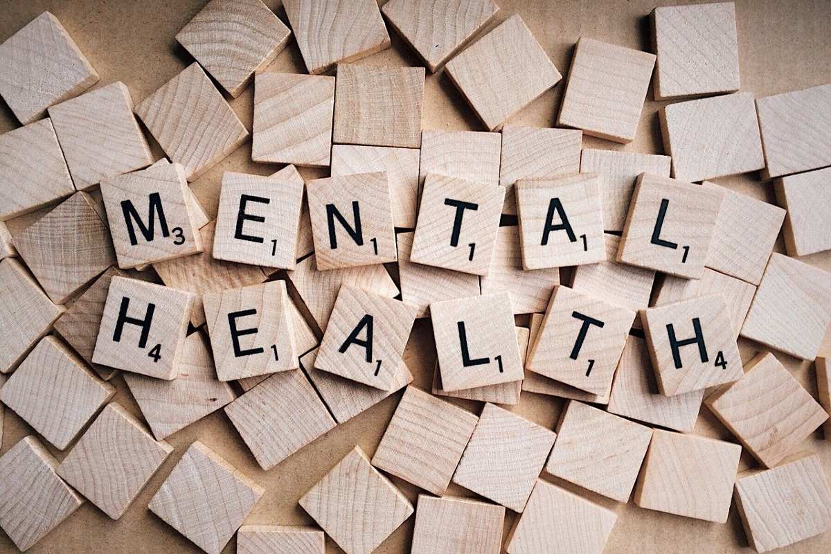 Photo of Scrabble letters spelling out "Mental Health"
