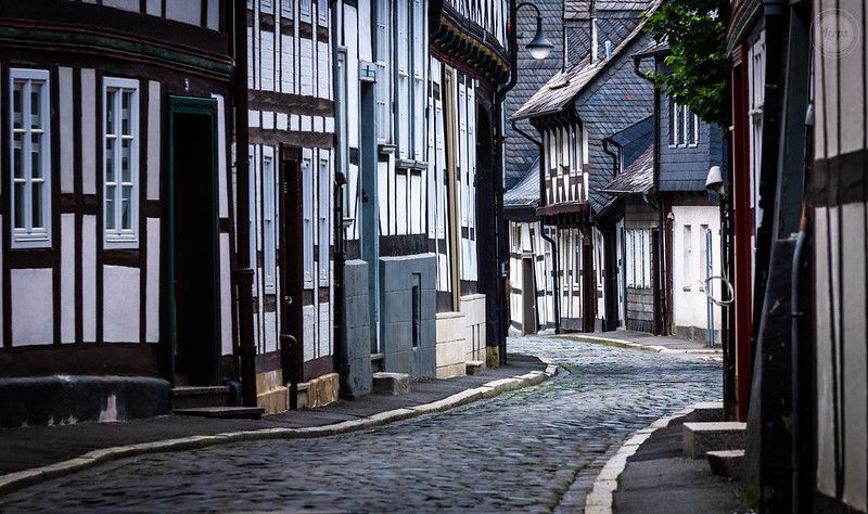 Picture of the German city of Goslar, which has buildings that are hundreds of years old