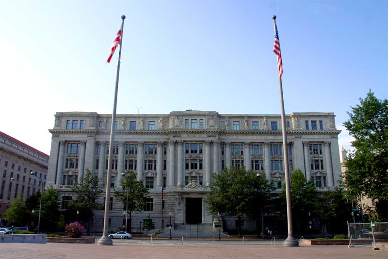 Photo of the John A. Wilson Building, DC's government center.