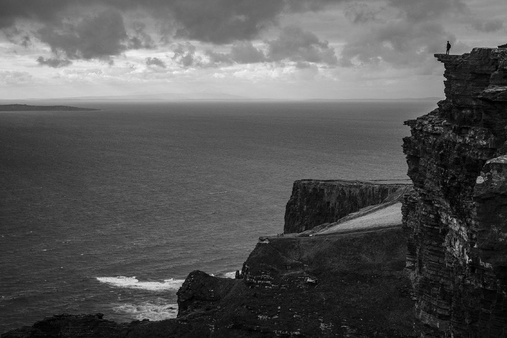 Photo of the Cliffs of Moher in Ireland.