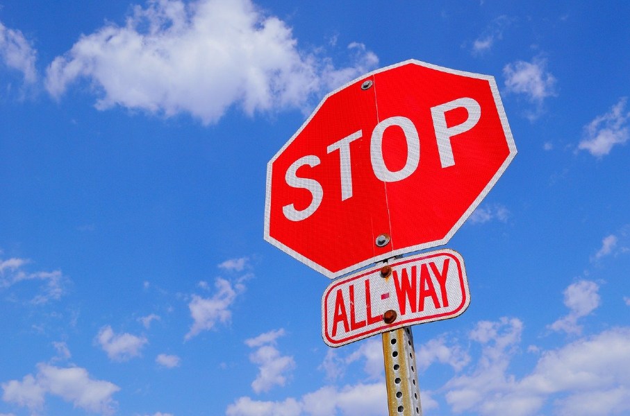 Photo of a stop sign