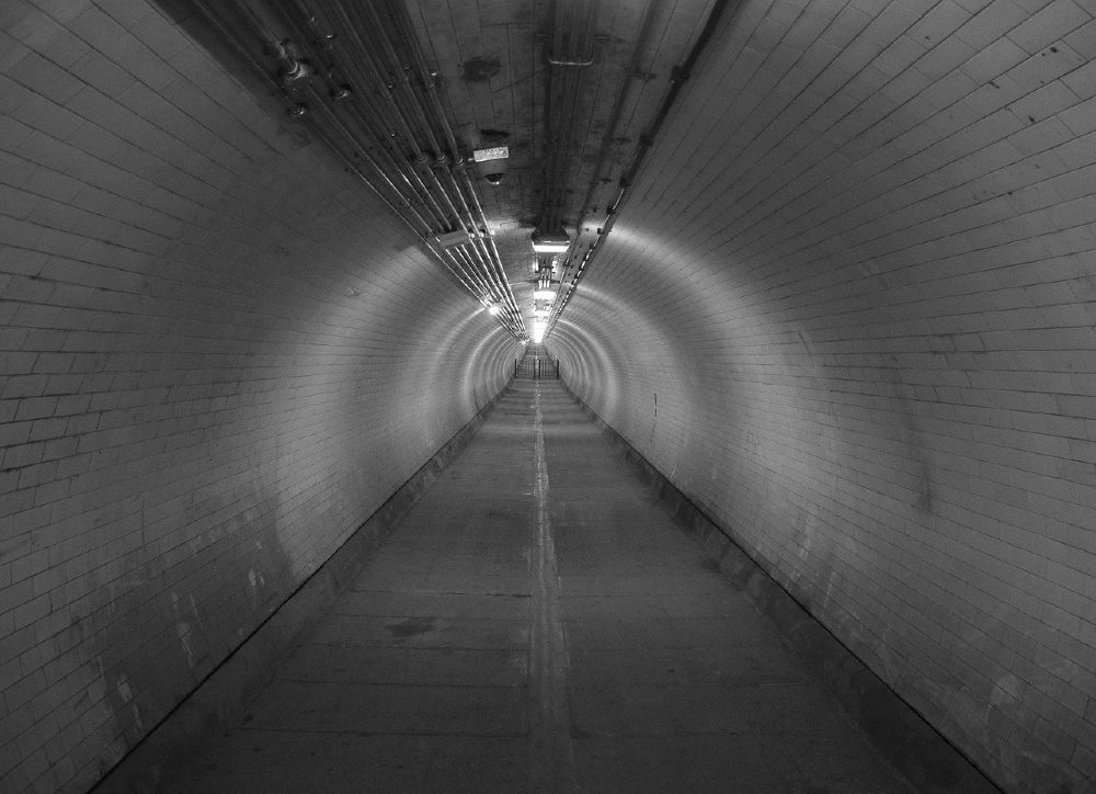 Photo of a tunnel where sound would echo