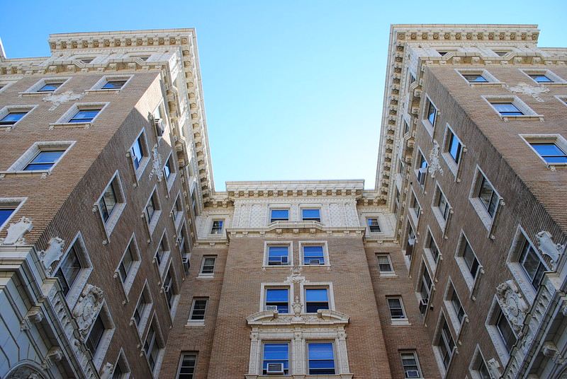 Photo of an apartment building in Washington DC