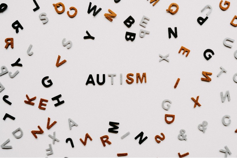 Photo of letters spelling out the word autism