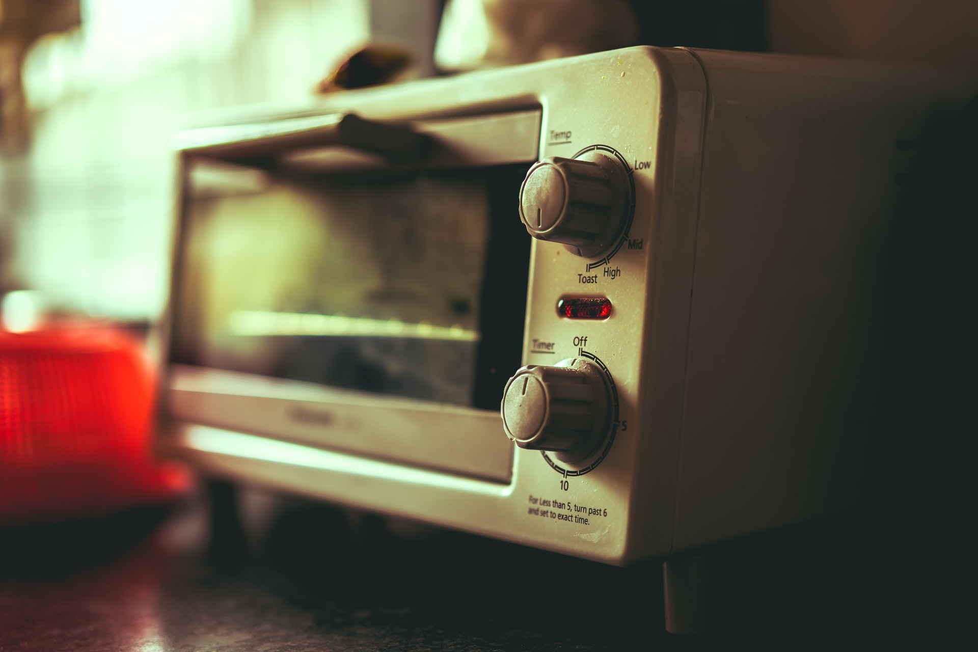 Photo of a toaster oven.